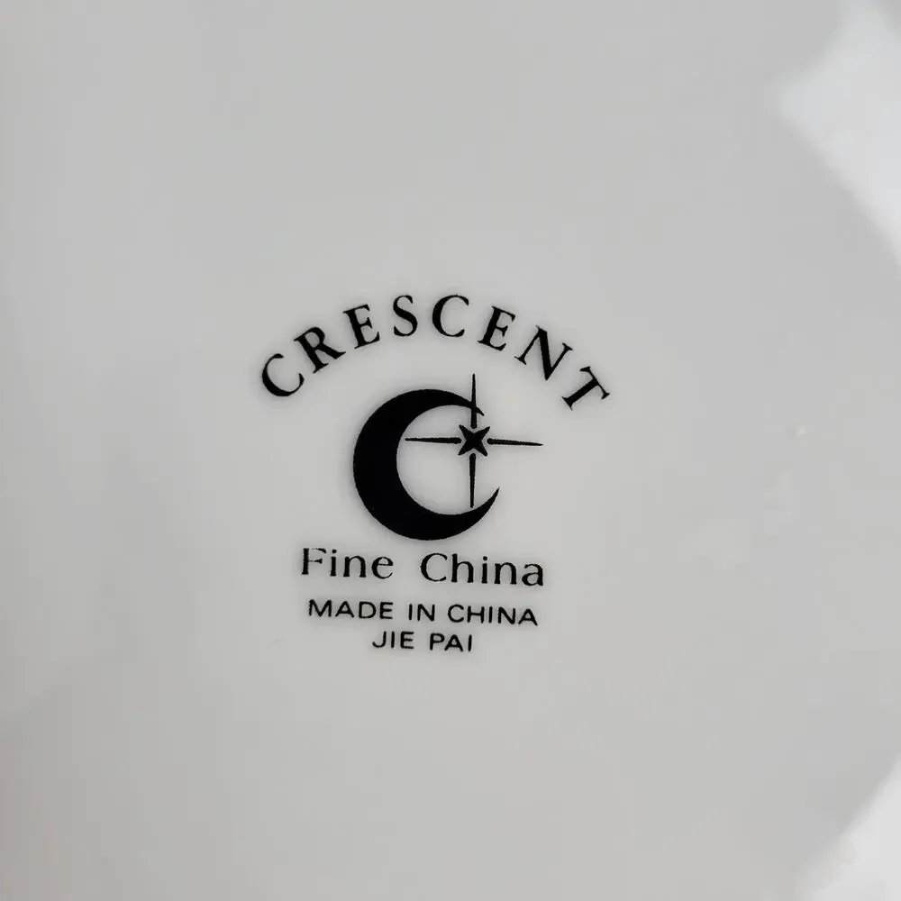 Crescent white ceramic
